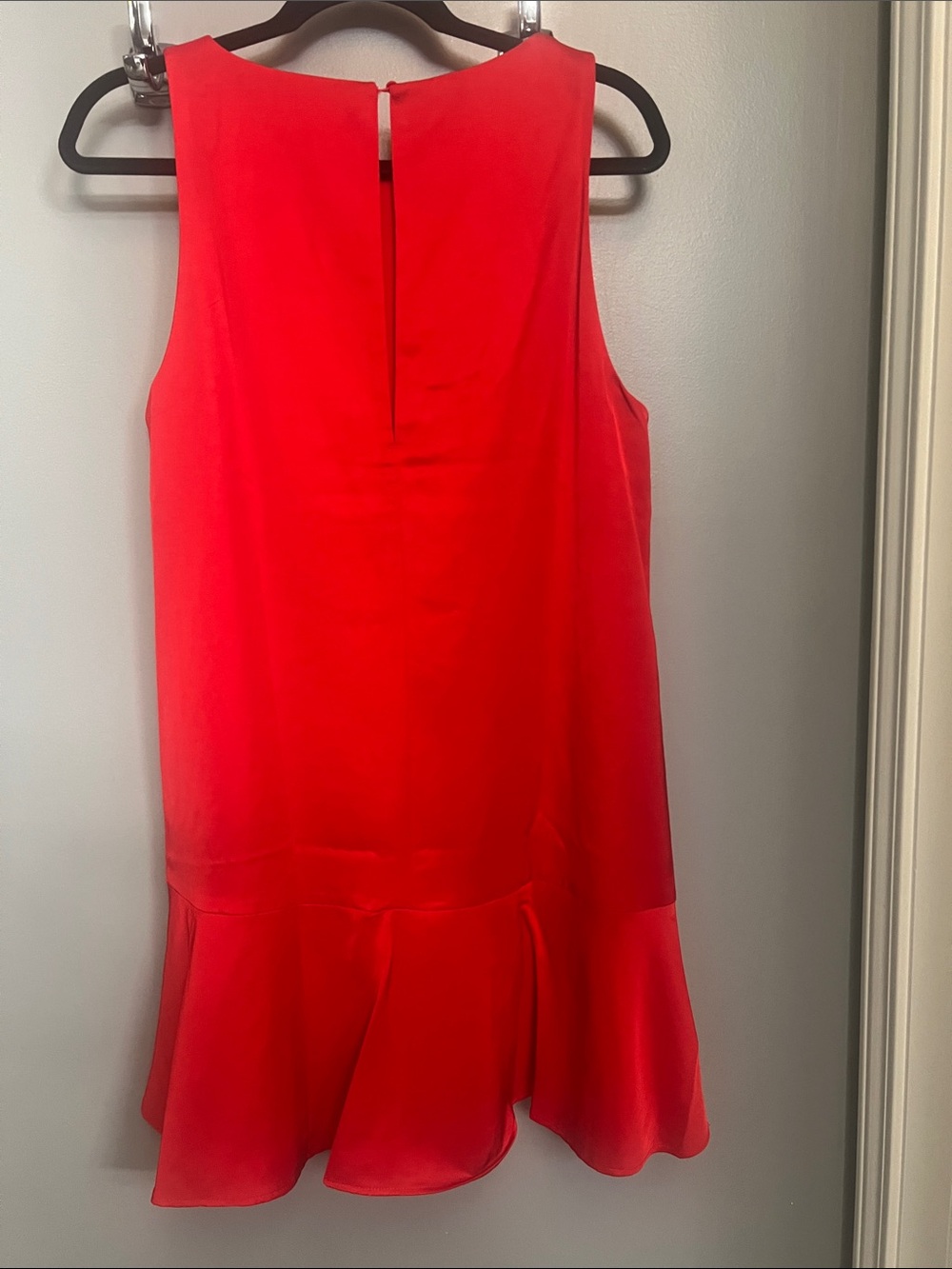 H&M Red Sleeveless Ruffle-Hem Dress - Picture 3 of 3